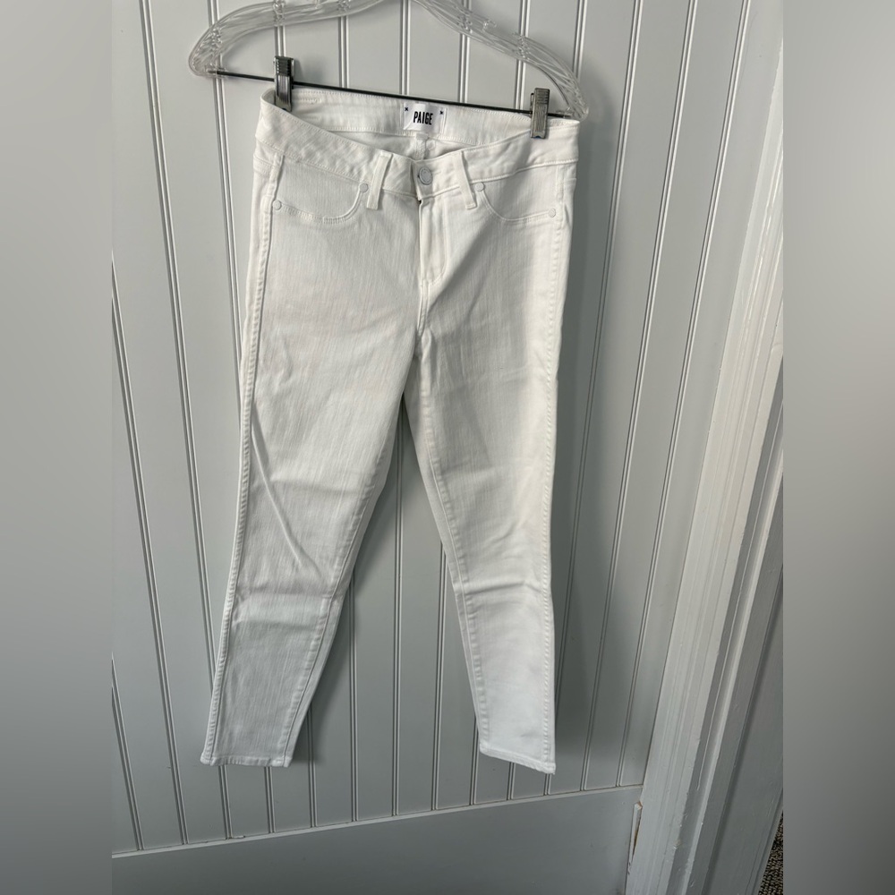 PAIGE White Skinny Ankle Jeans for Women